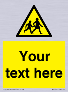 Custom Warning children Sign